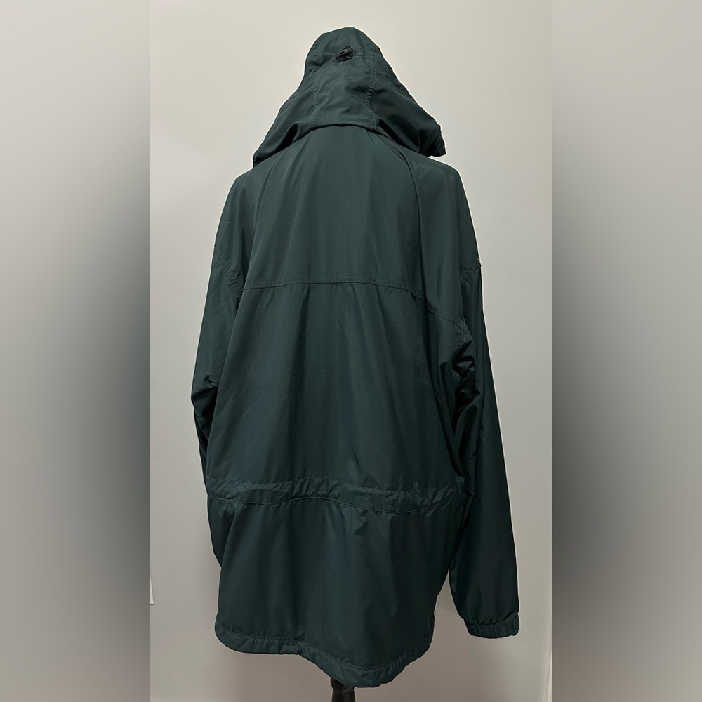 🧥 Vintage Patagonia Long Sleeve Hooded Rain Coat - Men's Size Large, Black 🌧️ - Picture 3 of 13